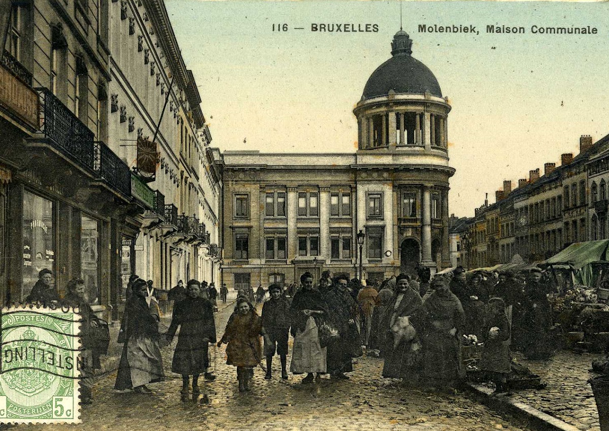 Old photo of the commune of Molenbeek